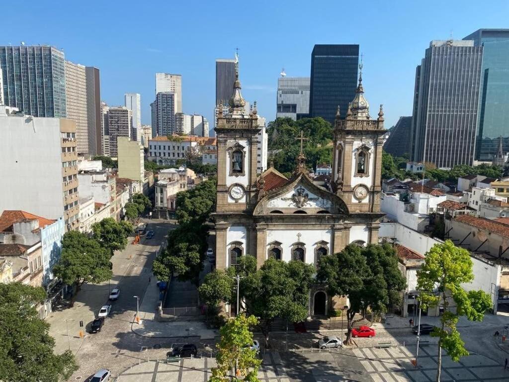 Centro Historico: Vista Praca Igreja E Cristo Novo Apartamento Rio de Janeiro Exterior foto